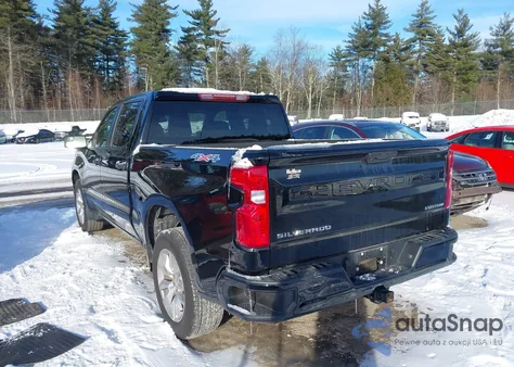2023 Chevrolet Silverado 1500 4Wd Short Bed Custom из США, поврежденный, VIN 3GCPDBEK8PG156124